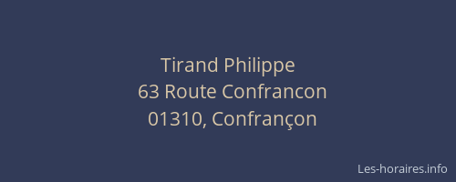 Tirand Philippe