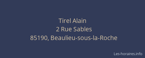 Tirel Alain