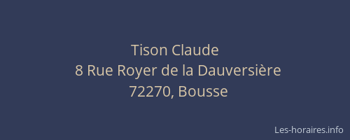 Tison Claude