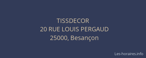 TISSDECOR