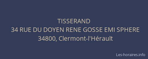 TISSERAND