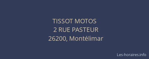 TISSOT MOTOS