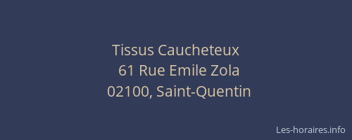 Tissus Caucheteux