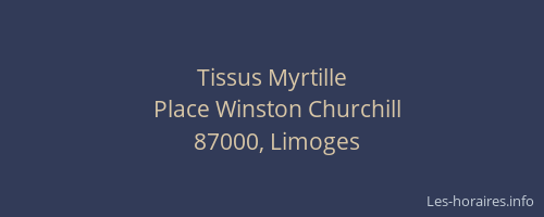 Tissus Myrtille