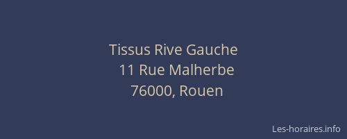 Tissus Rive Gauche