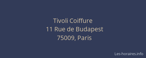 Tivoli Coiffure