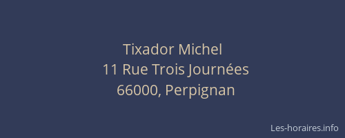 Tixador Michel