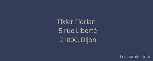 Tixier Florian
