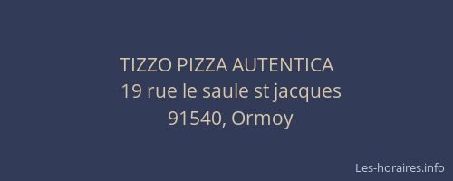 TIZZO PIZZA AUTENTICA