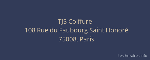 TJS Coiffure
