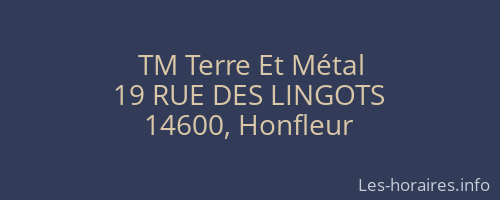 TM Terre Et Métal