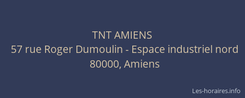TNT AMIENS