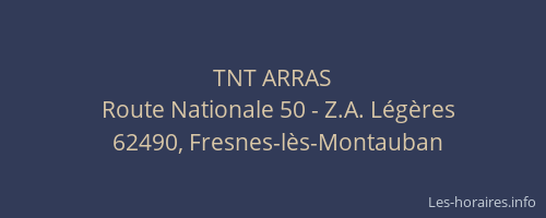 TNT ARRAS