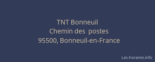 TNT Bonneuil