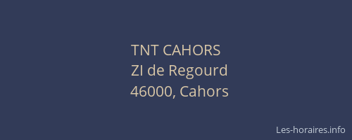 TNT CAHORS