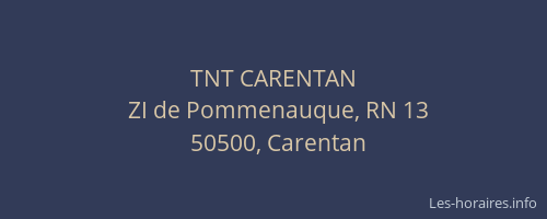TNT CARENTAN