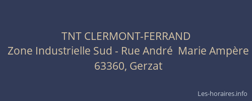 TNT CLERMONT-FERRAND