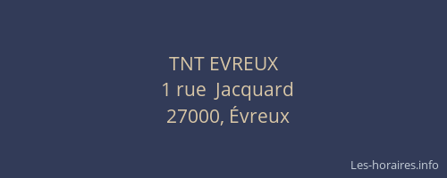 TNT EVREUX