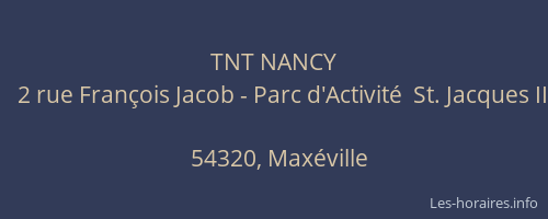 TNT NANCY