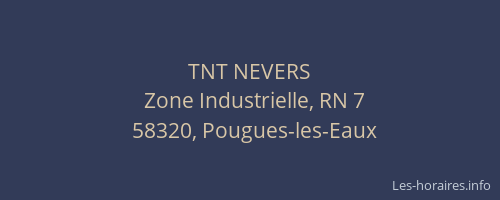 TNT NEVERS