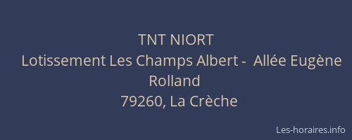 TNT NIORT
