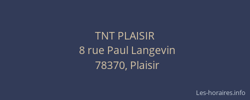 TNT PLAISIR