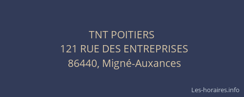 TNT POITIERS