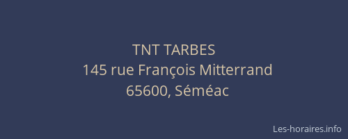 TNT TARBES