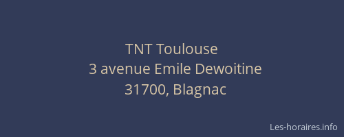 TNT Toulouse