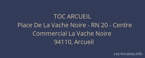 TOC ARCUEIL