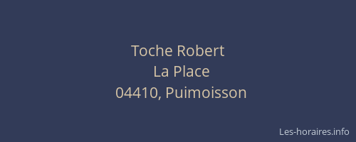 Toche Robert