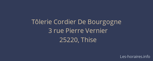 T&ocirc;lerie Cordier De Bourgogne