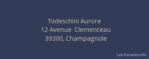 Todeschini Aurore
