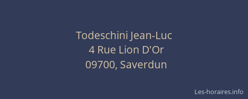 Todeschini Jean-Luc