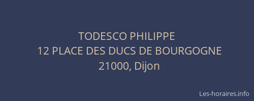TODESCO PHILIPPE