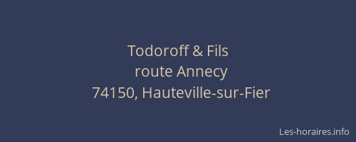 Todoroff & Fils