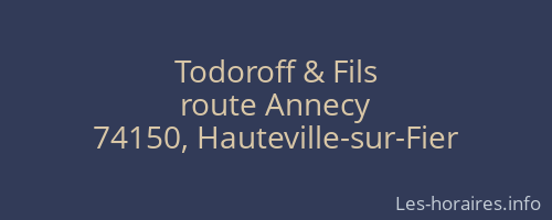 Todoroff & Fils