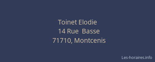 Toinet Elodie
