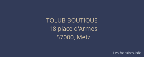 TOLUB BOUTIQUE