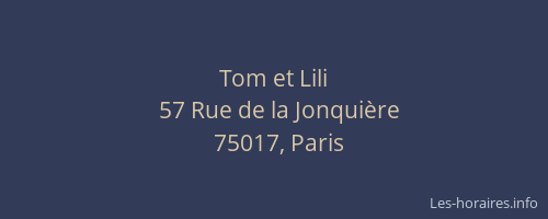 Tom et Lili
