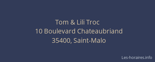 Tom & Lili Troc