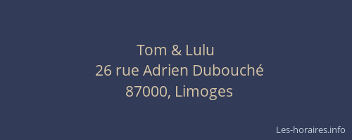 Tom & Lulu