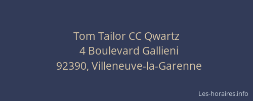 Tom Tailor CC Qwartz