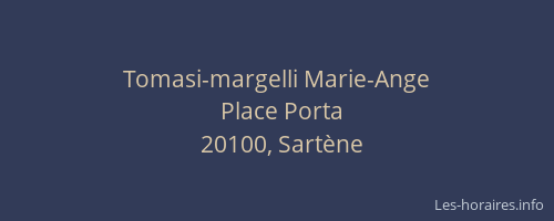 Tomasi-margelli Marie-Ange