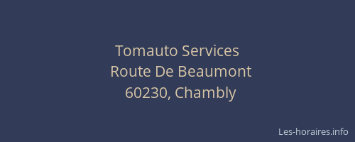 Tomauto Services