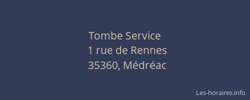 Tombe Service