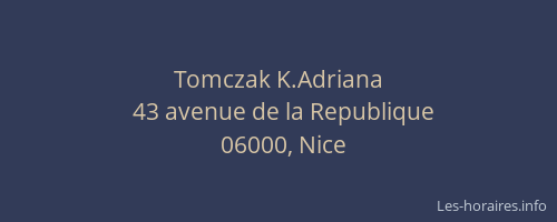 Tomczak K.Adriana
