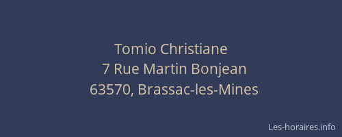 Tomio Christiane