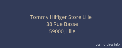 Tommy Hilfiger Store Lille