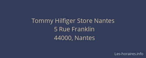 Tommy Hilfiger Store Nantes